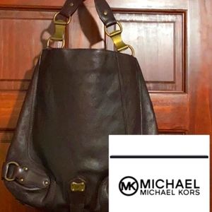 💥REDUCED💥 Michael Kors Brown Leather Hobo Bag